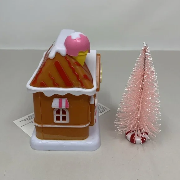 Cobblestones Sweets & Treats miniature house decor & bottlebrush pink tree new - Picture 3 of 16